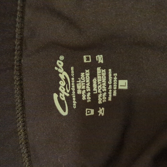 Capezio Dance Brief Black - Picture 3 of 3